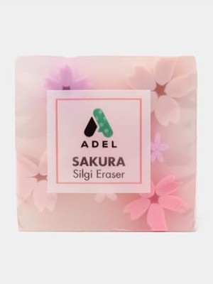 Defne Store Sakura Serisi Silgi ve Simli Kalemtraş Seti; 2 Adet Silgi, 2 Adet Kalemtraş, Pembe ve Mor
