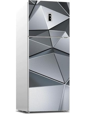 Defne Store Buzdolabı Sticker Kaplama Dolap Kaplama Etiketi 3D Metal