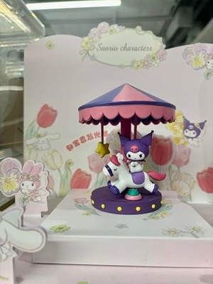 Defne Store Sanrio Lisanslı Atlı Karınca Gece Lambası - Kuromi