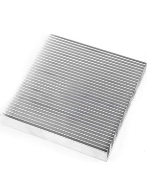 Defne Store Amfi, LED Entegre, Alkatronik 10 cm x 10 cm x 1.8 cm Alüminyum Metal Soğutucu Blok Radyatör Peltier Isı Düşürücü