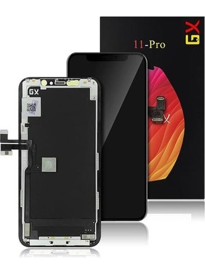 iPhone 11 Pro Uyumlu Ekran Dokunmatik Gx OLED (Siyah)