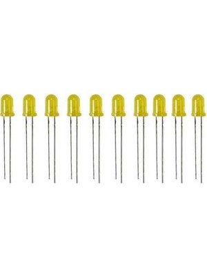 Bg 5 mm Sarı LED - 10 Adet
