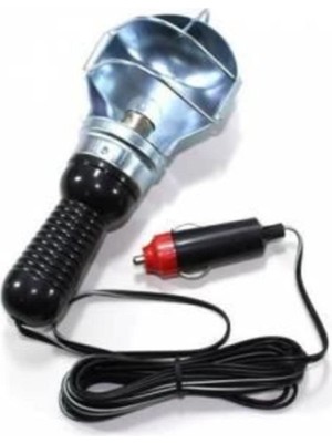 Bg Seyyar Lamba 12V Krom Metal Kafesli