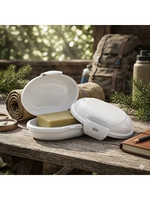 Store Buffer Perla TP-199 Seyahat Tipi Katı Sabun Kutusu - Kilitli Kapaklı & Taşınabilir