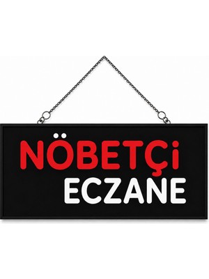 Store Işıklı Tak Çalıştır Hazır Tabela Nöbetçi Eczane