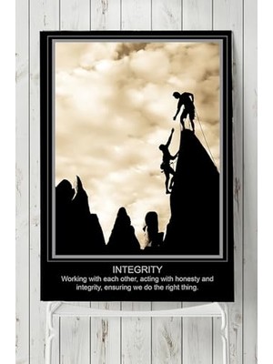 Defne Store PSTER4974 Integrity Motivasyon Posteri