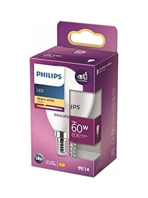 Defne Store P48 E14 LED Ampul, 60W, Sarı Işık, Dim Edilemez, Tekli Paket