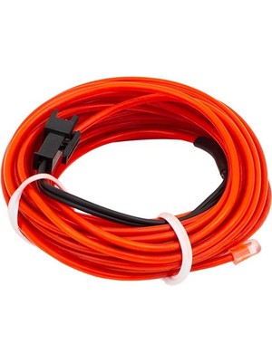 Store PM-6076 5 Metre 5 Volt USB Adaptörlü Neon Kırmızı Ip Aydınlatma