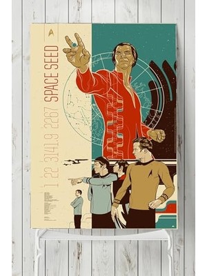 Defne Store PSTER8467 Space Speed Art Sanatsal Poster (40X60 Cm)