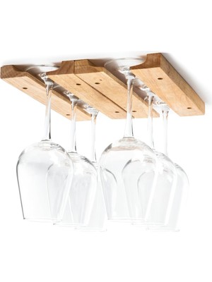 Store 5025 Wine Cam Wood Çatı, Under Dolap Askısı Holder Storage Organizer