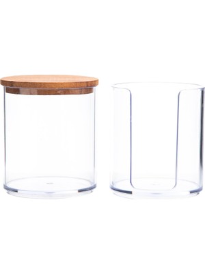 Store Mudo Home Ahşap Kapaklı Çift Katlı Pamukluk