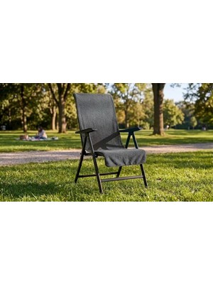 Store %100 Pamuk Sandalye Kılıfı Antrasıt 60X130 cm