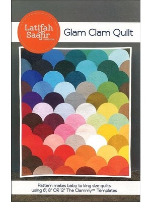 Store Glam Clam Yorgan Deseni, Çok Renkli