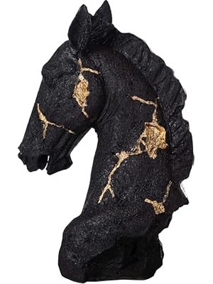 Defne Store Antique Horse Büst Biblo 15X25X38 cm