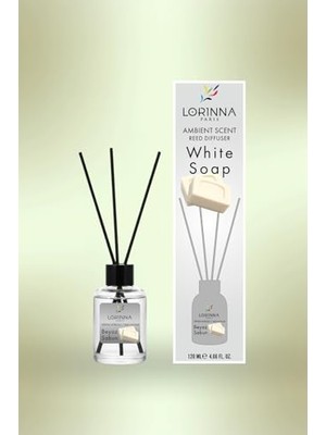 Defne Store White Soap Bambu Çubuklu 120 ml Oda Kokusu