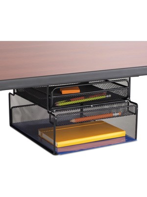 Store Oniks Mesh Monteli Tezgah Altı Asılı Saklama – Siyah