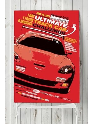 Defne Store Yarış Arabası Posteri PSTER9542 60X90 cm