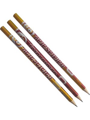 Defne Store Lisanslı Galatasaray Kurşun Kalem Seti, 3 Adet
