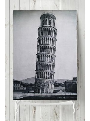 Defne Store (PSTER7709) Pisa Kulesi Manzara Posteri (60X90 Cm)