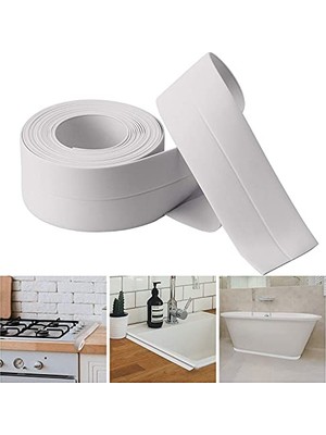 Defne Store Sızdırmazlık Bandı Banyo, Duş Teknesi Su, (320 Cm, Mutfak Lavabo Küvet, Geçirmez Kenar Bant, )