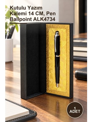 Yenilig 1 Adet Tükenmez Kalem – Kutulu Yazım Kalemi 14 Cm, Pen Ballpoint ALK4734