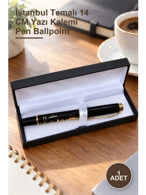 Yenilig 1 Adet Tükenmez Kalem – Istanbul Temalı 14 cm Yazı Kalemi Pen Ballpoint