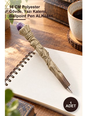Yenilig 1 Adet Polyester Tükenmez Kalem – 16 cm Polyester Gövde, Yazı Kalemi, Ballpoint Pen ALK2444