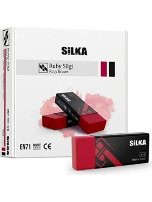 Silka Ruby Orta Boy Silgi - 1 Adet /  art.58