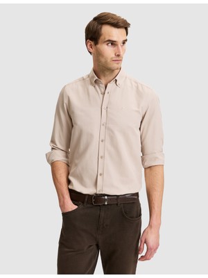 Pierre Cardin Vizon Slim Fit Uzun Kollu Gömlek 50325365 VR052