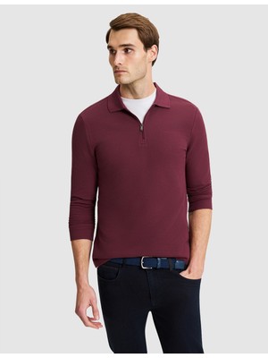 Pierre Cardin Bordo Slim Fit Basic Sweatshirt 50334013 VR014