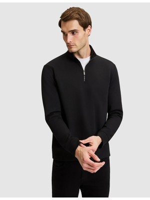 Pierre Cardin Siyah Regular Fit Sweatshirt 50331619 VR046