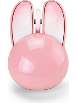 Eseno Select Tavşan Figürlü Kablosuz Mouse Pil Dahil Etiket Hediyeli Pembe