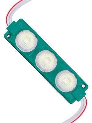 Eseno Select 12 Volt 3 Watt Yeşil LED Modül - 74X20 mm - 3030 Çip