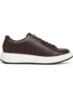 Tergan Kahverengi Hakiki Deri Erkek Sneaker - E26S1AY57842-A24