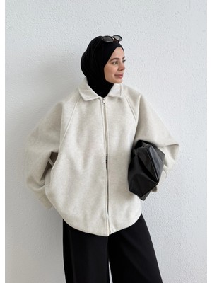 Moda Aksa 7716 FERMUARLI PREMİUM İTAHL KABAN BEJ
