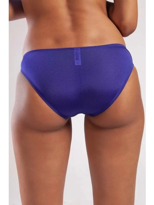 MTM My The Mall Giyim Golshan Garland Mini Slip, Kadın Güpürlü Saks Külot