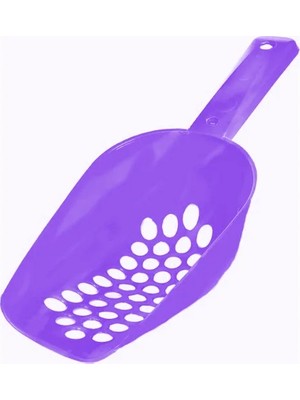 Valor Kedi Tuvalet Kum Küreği Ağır Plastik Elekli 30 cm Mor