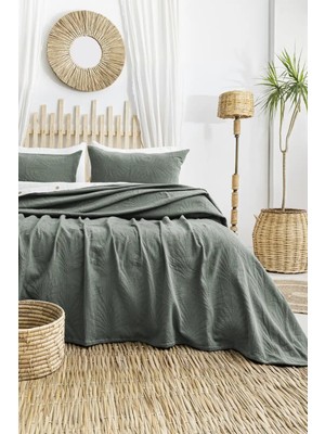 Valor Şaheser Home Collection Yatak Örtüsü Çift Kişilik Silvia Yeşil