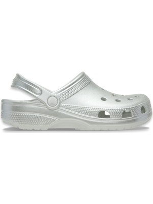 Crocs 214010 Classic Tinted Metallic Clog Kırık Beyaz Unisex Terlik