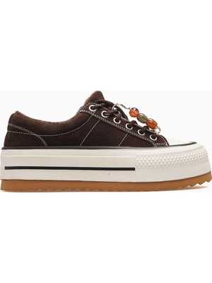 Guja Kadın Bağcık Aksesuarlı Günlük Sneaker Ayakkabı 26K 26K366-1