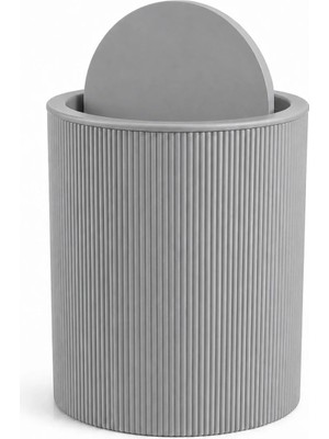 Kitchen Line Novaflip Açılır Kapaklı Yuvarlak Çöp Kovası 6,25 L – Kompakt & Modern Tasarım 22*19 cm