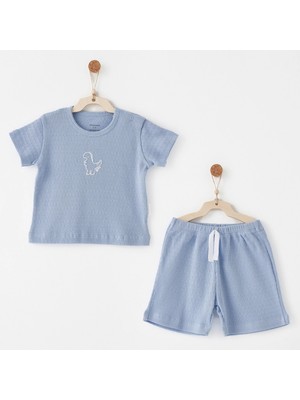 Andywawa AC26771 Jacquard Special Modal 2li Takım Blue