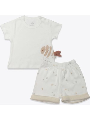 Bistyle 2li Takım Şortlu Ocean And Starfish 14148 Ekru