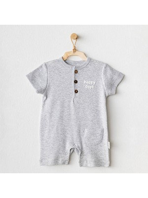 Andywawa AC25893 Basic Bebe Tulum Grey Melange
