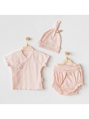 Andywawa AC25899 3'lü Basic Bebe Takım Salmon