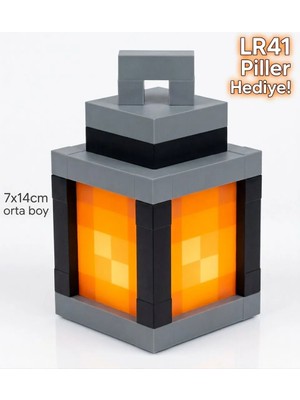 Chara 🌟 Minecraft Severler Için Özel Gece Lambası!  (Orta Boy 7x14cm)🌟
