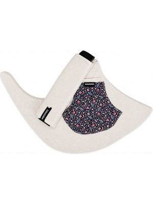 Kırık Beyaz Pembe Çıtır Çiçek Pazen Tinytrek Yan Sling | Ergonomik Çocuk Taşıyıcı 10AY-4YAŞ' (Max 18KG)