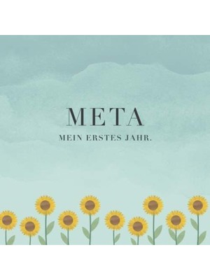 Zemira Meta Mein Erstes Jahr: Baby Tagebuch I Babyalbum I Erinnerungsalbum I Eintragealbum I Kinderbuch I