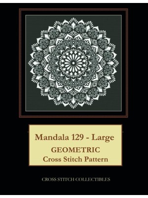Zemira Independently Published Mandala 129 - Large: Geometric Cross Stitch Pattern