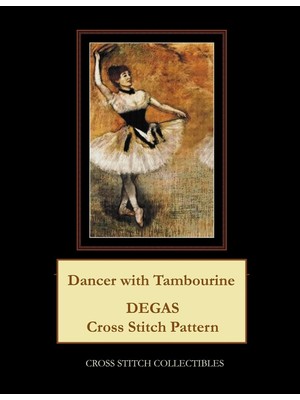 Zemira Dancer With Tambourine: Degas Cross Stitch Pattern